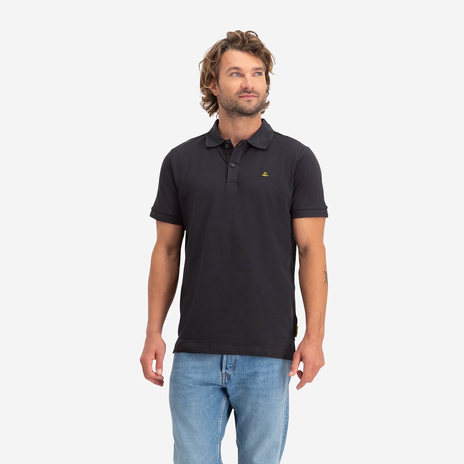 Polo Pique Heren Zwart Daily wear Premium Kwaliteit NOMAD