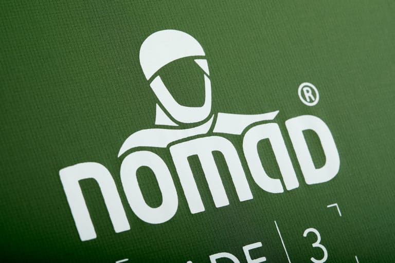 NOMAD Jade tent logo